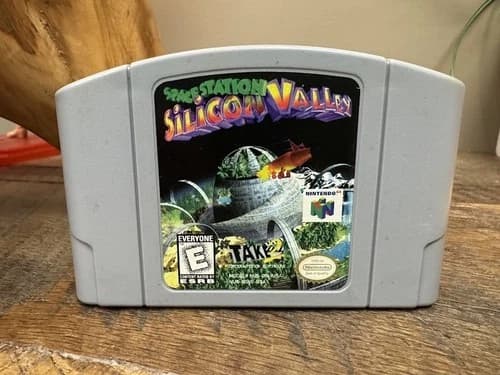 Space Station Silicon Valley Nintendo 64 N64 Authentic Cart