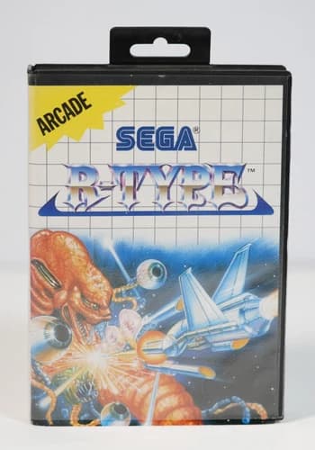 R-Type (Sega Master System) COMPLETE w/ Box manual game WORKS!