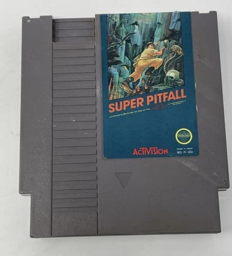 Super Pitfall (Nintendo Entertainment System, 1987) NES Game Tested And Works