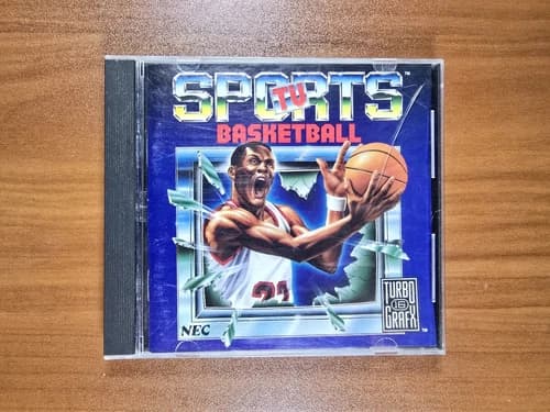 TV Sports Basketball TurboGrafx-16 CIB