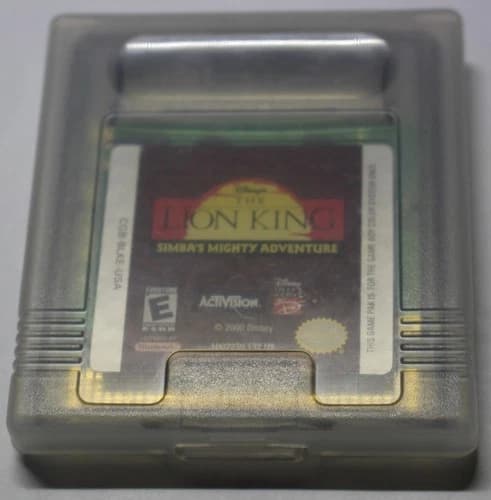 The Lion King Simbas Mighty Adventure (Nintendo GameBoy Color) Cart Only