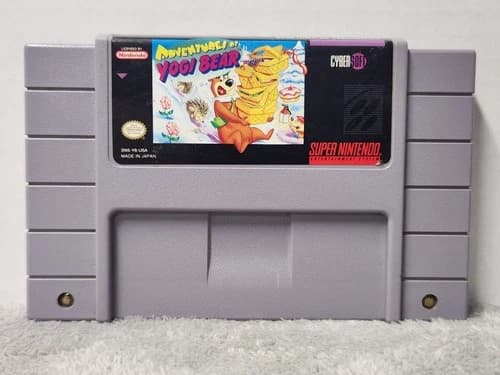 Adventures Of Yogi Bear SUPER NINTENDO SNES FAST SHIPPING