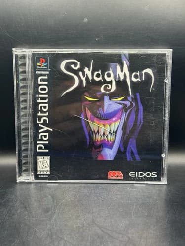 Swagman (Sony PlayStation 1, 1997) PS1 Black Label CIB Tested & Working