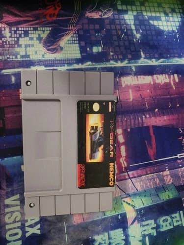 Top Gear - SNES (1992) - Loose
