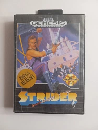 Strider (Sega Genesis, 1990) Complete with Manual