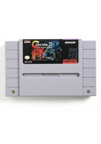 Contra III 3: The Alien Wars Super Nintendo (SNES)
