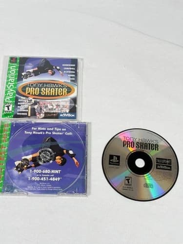 Tony Hawk's Pro Skater 1 PS1 Greatest Hits CIB PlayStation 1 Complete Tested