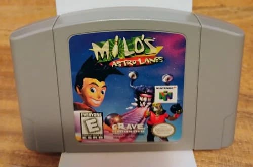 Milo’s Astro Lanes N64 Nintendo 64 US Original Mint Condition
