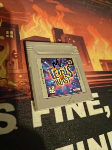 Tetris Blast (Nintendo Game Boy GB) Cart Only Authentic Tested Working
