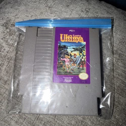 Nintendo NES Ultima Exodus Game Tested