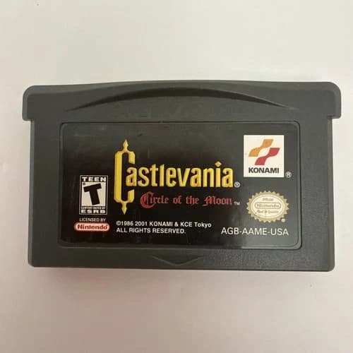 Castlevania Circle of the Moon (GameBoy Advance) *game only*Authentic, Tested