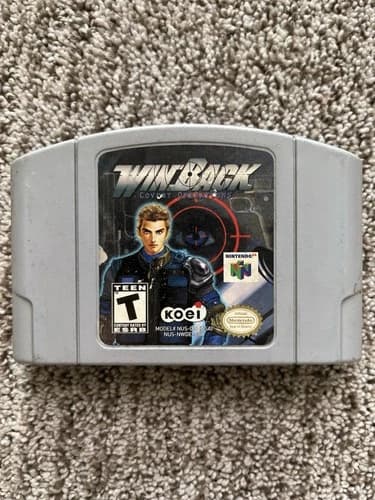 WinBack: Covert Operations (Nintendo 64, 1999) N64 Tested Works Well