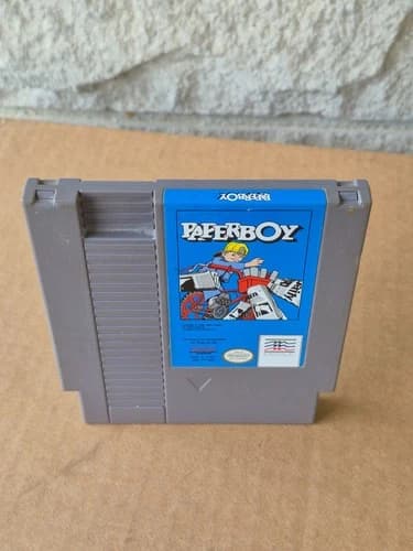 Authentic Paperboy Nintendo NES Tested Working