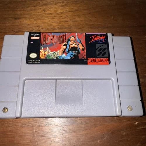 Blackthorne (Super Nintendo Entertainment System, 1994) SNES Authentic Tested