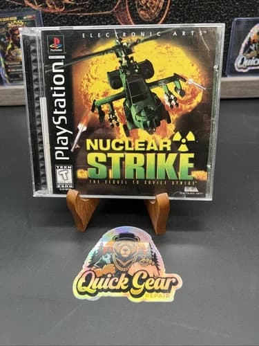 Nuclear Strike PS1 (Sony Playstation, 1997) CIB Complete Tested & Working
