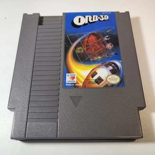 ORB-3D (Nintendo Entertainment System, 1990) Authentic NES Tested & Working