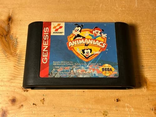 Animaniacs, Cartridge Only (Sega Genesis) Authentic Tested Ships Free !!