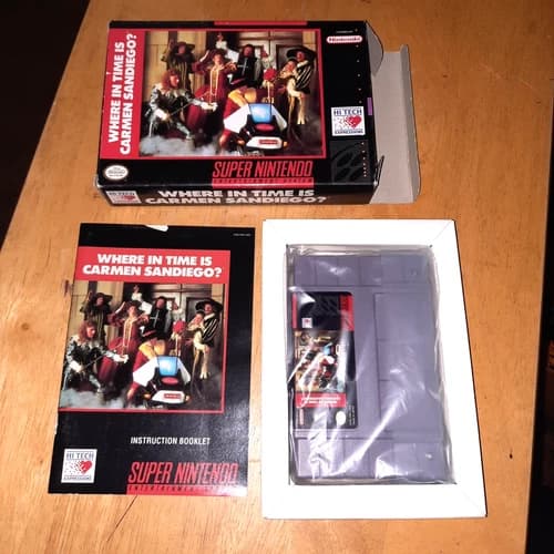 S NES Where in Time is Carmen Sandiego