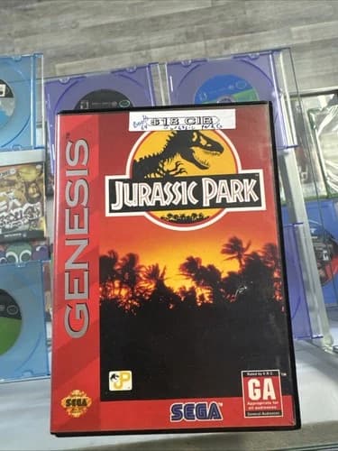 Sega Genesis the Lost World Jurassic Park Complete CIB Tested Working