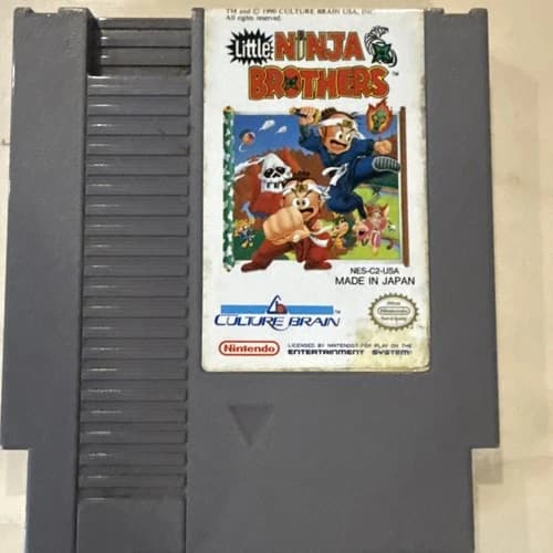 Rare Little Ninja Brothers (Nintendo Entertainment System, 1990 NES)