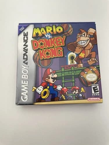 Gameboy Advance GBA Mario Vs Donkey Kong Complete In Box Cib