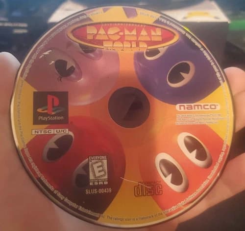 Pac Man World 20th Anniversary PlayStation 1 PS1 Disc Only Tested And Works