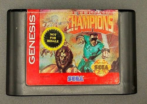 Eternal Champions Sega Genesis cartridge only tested working