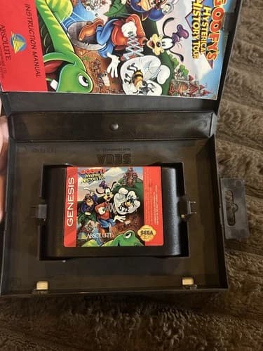 Sega Genesis Goofy's Hysterical History Tour Tested Working