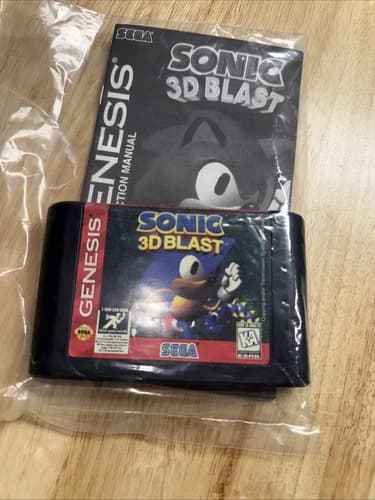 Sega Genesis Sonic 3D Blast Cartridge - Tested, nice condition