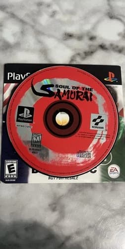 Soul of the Samurai PlayStation 1 PS1 Disc Only Loose Disc Tested