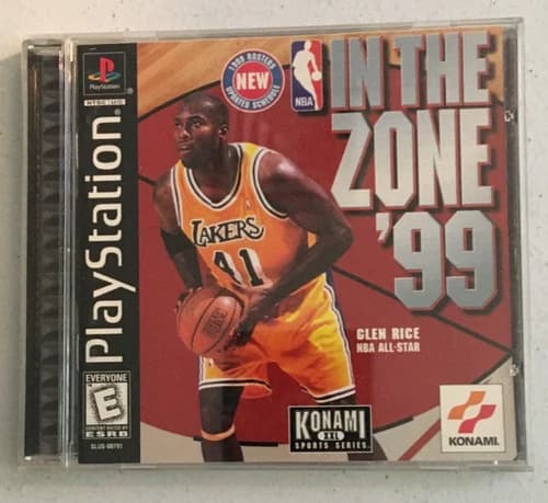 NBA In the Zone '99 (Sony PlayStation 1, 1999) COMPLETE TESTED WORKS