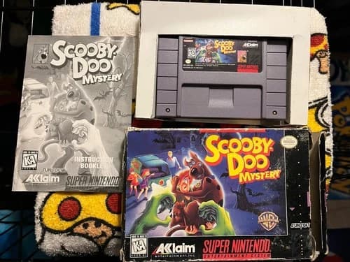 Scooby-Doo Mystery (Super Nintendo Entertainment System, 1995) CIB Tested/Works!