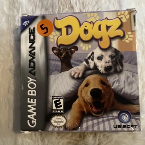 DOGZ game for Gameboy Advance Dogs CIB Complete Never used ###
