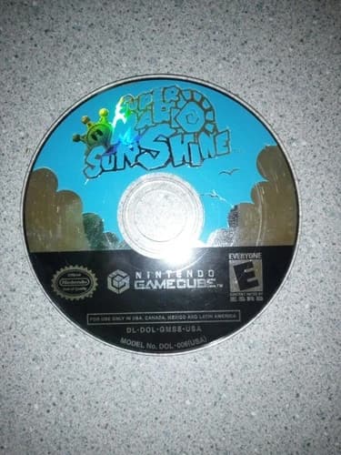 super mario sunshine Gamecube. TESTED WORKS. DISC ONLY.