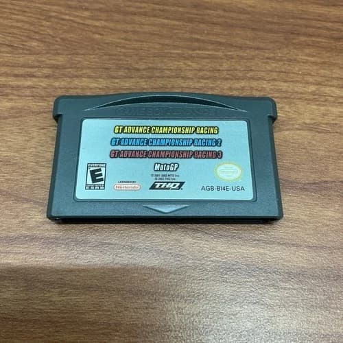 GT ADVANCE CHAMPIONSHIP RACING 1-2-3 MOTO GP NINTENDO GAMEBOY ADVANCE SP GBA