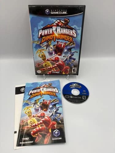 Power Rangers: Dino Thunder - Nintendo GameCube - CIB Complete w/ Manual Tested