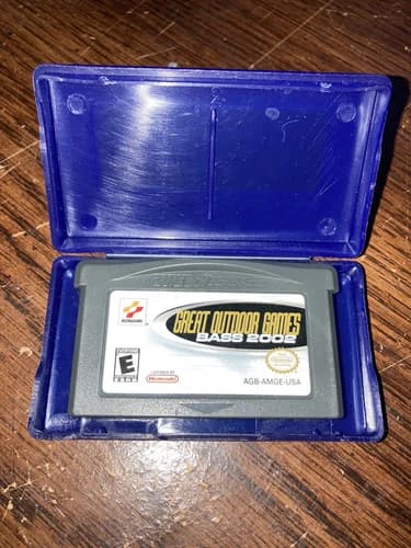 ESPN Great Outdoor Games Bass 2002 Nintendo GBA CARTRIDGE ONLY Game Boy Advance