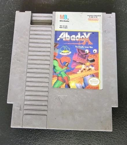 Abadox: The Deadly Inner War Nintendo NES Game Authentic Tested Working