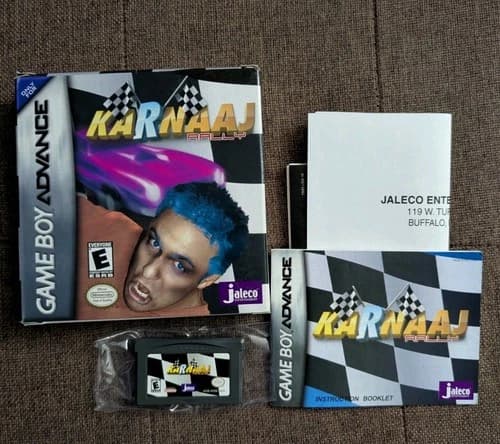 Karnaaj Rally GBA Gameboy Advance Complete CIB w/Registration