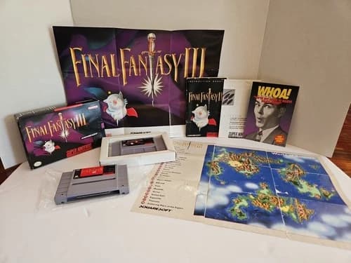 Final Fantasy II & Complete III SNES - Authentic & Tested Copies