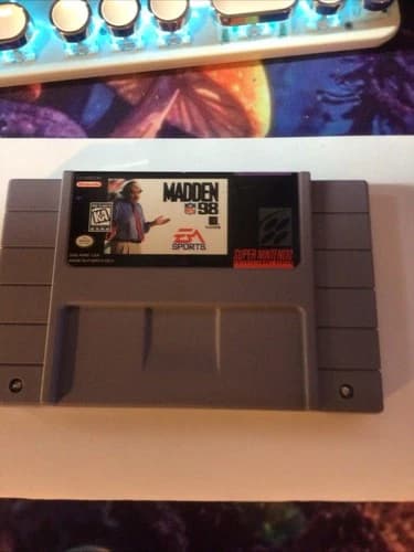 Madden NFL 98 (Super Nintendo Entertainment System, SNES, 1997) Cartridge Only