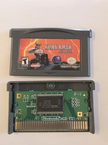 Road Rash Jailbreak Nintendo Gameboy Advance 2003 GBA Tested And Working