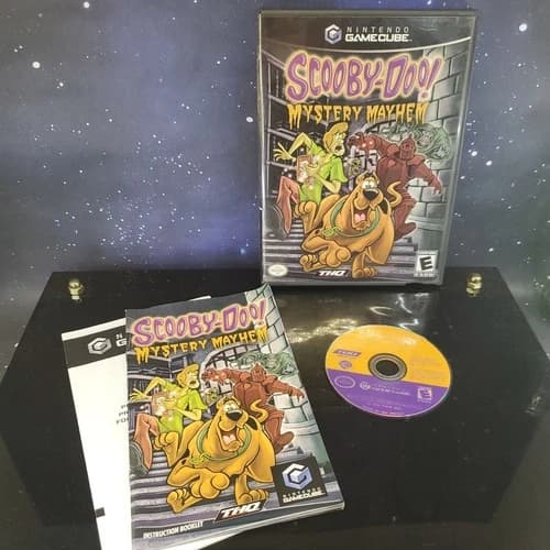 Scooby-Doo Mystery Mayhem (Nintendo GameCube, 2004) CIB w/ Manual - Clean Disc