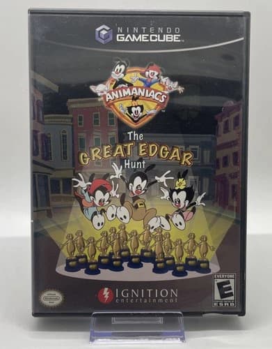 Animaniacs: The Great Edgar Hunt (Nintendo GameCube, 2005) Complete With Manual