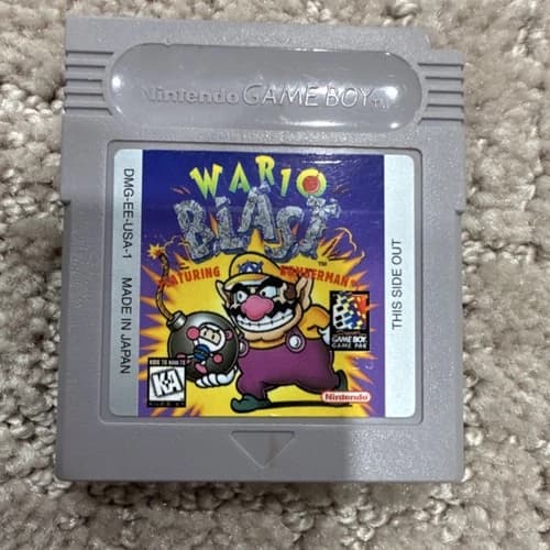 Nintendo Game Boy Wario Blast Featuring Bomberman