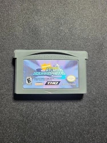SpongeBob's Atlantis SquarePantis GBA (Nintendo GameBoy Advance) - Authentic