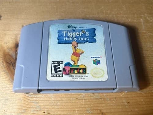 Disney Tigger's Honey Hunt for Nintendo 64 N64 *Authentic* TESTED Ships Free