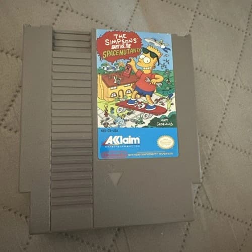 The Simpsons Bart vs Space Mutants NES Nintendo Entertainment System