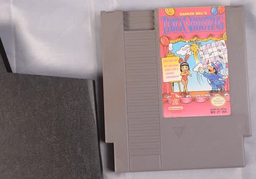 Barker Bill's Trick Shooting Nintendo Entertainment System NES Video Game Cartri