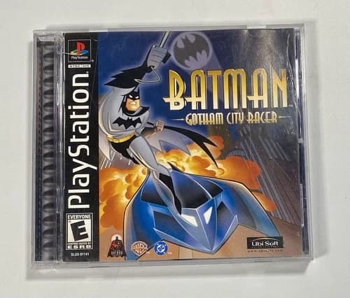 Batman: Gotham City Racer (PlayStation 1 PS1, 2001) Complete CIB With Reg Card
